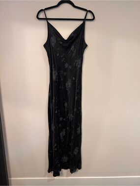 Scarlett Black Floral Slip Maxi Dress